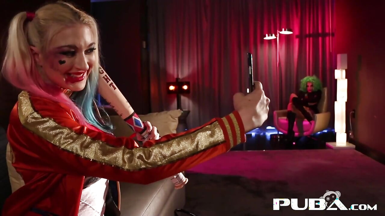 Whorley Quinn gets caught and fucked by the Joker
