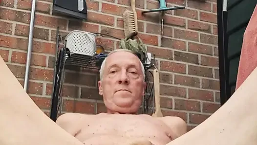 EXHIBITIONIST GRANDPA SOFT TO BIG DICK BUTPLUG BONDAGE SEXSHOW CUMSHOT