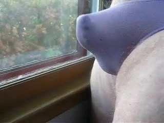 Purple Panty Show Off