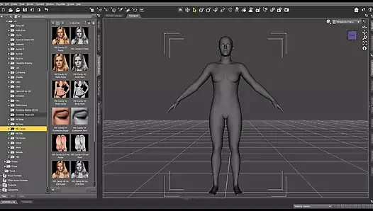 Creating Kandy Kisses a pregnant 3d character