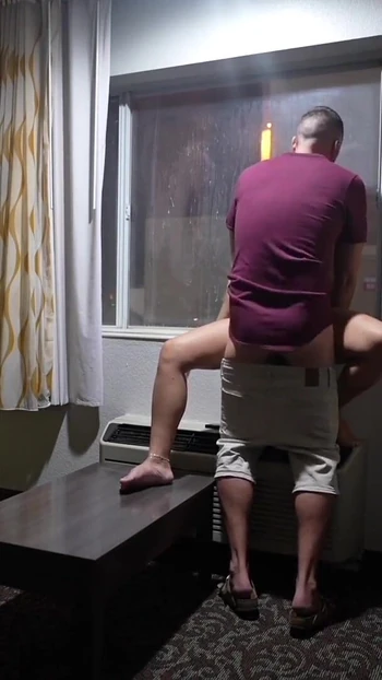 Unforgettable moment from "Pregnant Sex with Door and Window Open at Hotel"