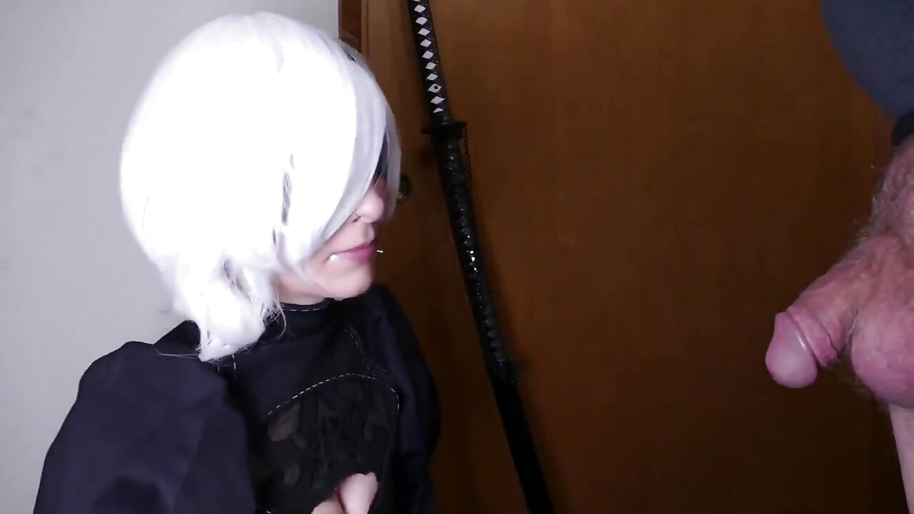 Nier Automata 2B cosplay - Somegirth pau grosso 4 petite YoRHa No. 2 tipo B