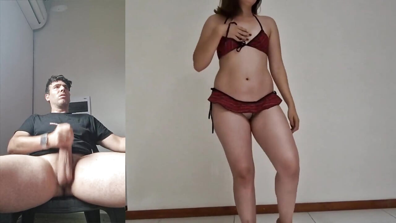 Flickvän hjälper till vid videosamtal