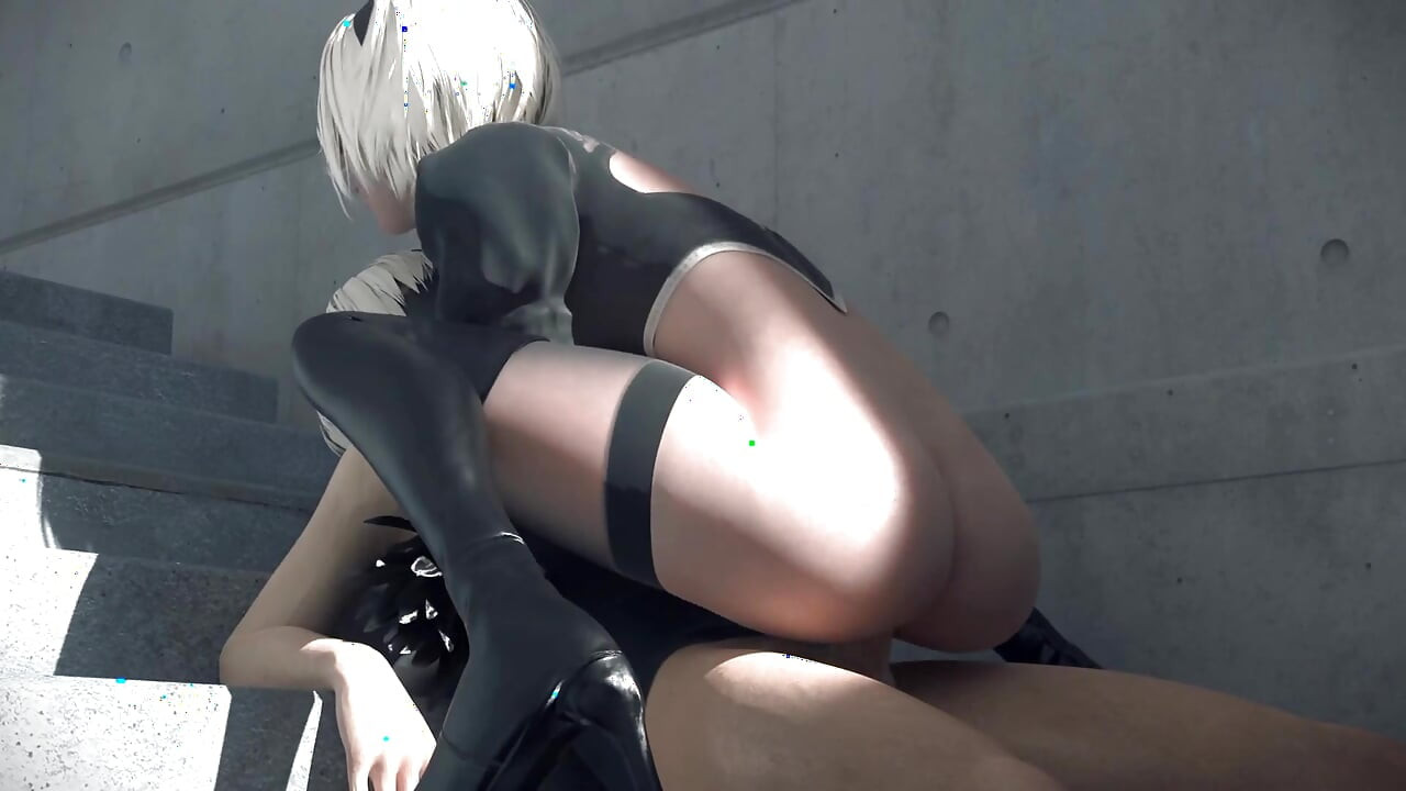 2B i 9S se jebu ispred 3D hentai bez cenzure