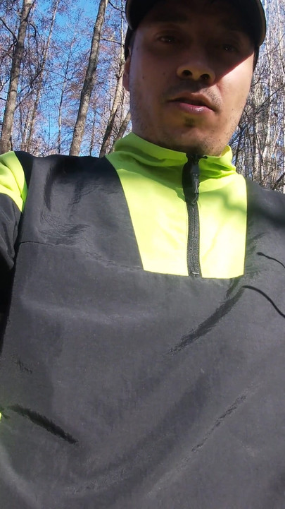 Epic moment from "Lost in the forest wearing my jock - I exposed everything Part 1"