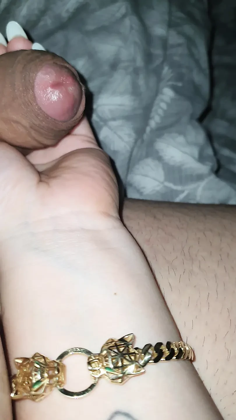 Cheating Step Mom Impressed by Step Son Size and Handjob his Dick
