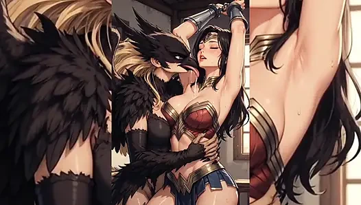 Ai toon lesbian super nakal - softcore grup ciuman lidah