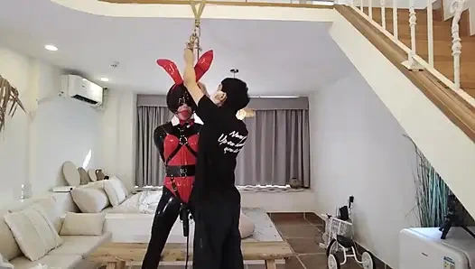 Mz13 - häschen-mädchen mit prüffenden lippen