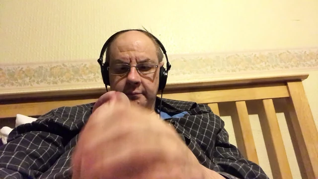 Masturbating