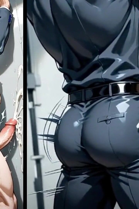Coach Walter Fucked the Quarterback and the Director in the Ass.. Yaoi Hentai Animation