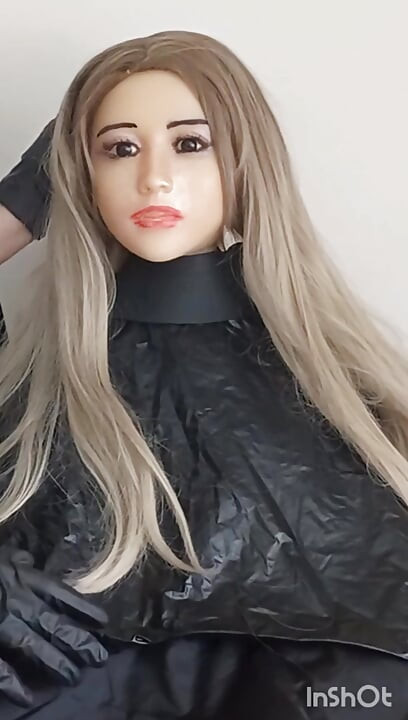 Azijska tpe seks lutka za sve namjene modeliranje frizerskog ogrtača gola