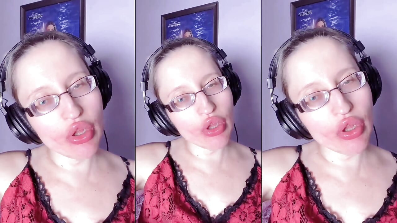 Asmr δόντια Candy Eating - Asmr, γυαλιά οράσεως, gianess, κραγιόν, μεγάλα χείλη, mough, φαγητό, φετίχ προσώπου, μακριά νύχια