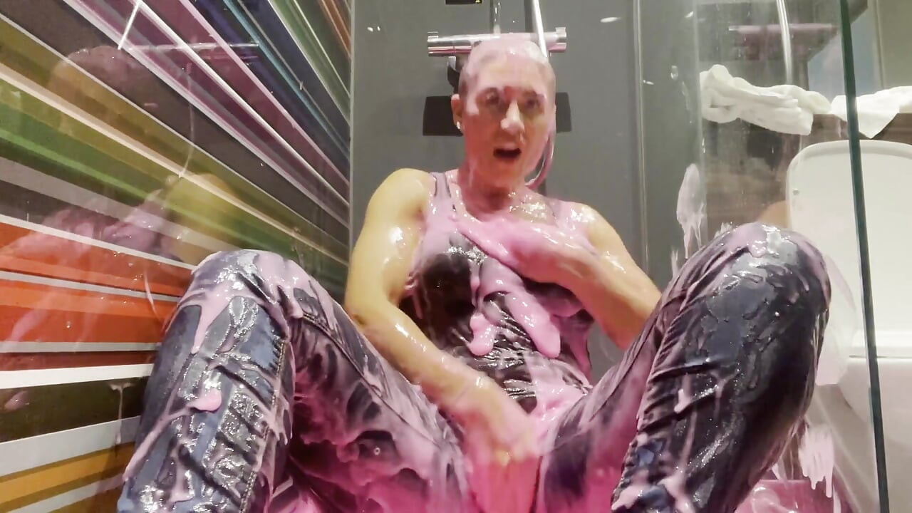 Callie Gets Pink Gunged