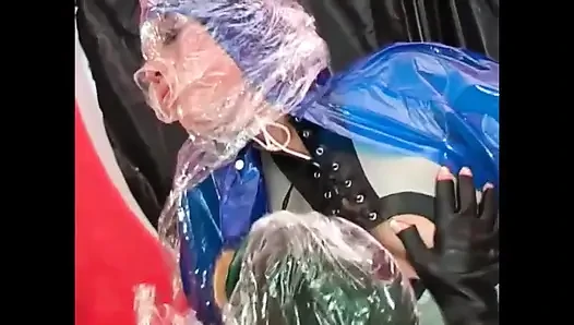 Fetish kinky game for two crazy sluts in search of cock