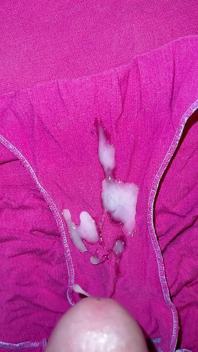 Cum on wife’s panties 37 - Alt Version Colored