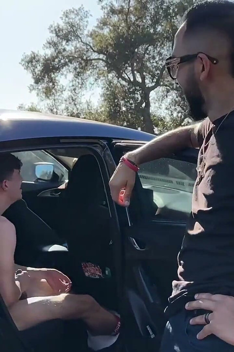 3 Uncut Twinks Suck Outdoor Hiking Almost Caught
