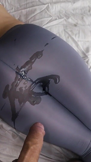 Unforgettable moment from "Space Leggings on a CRAZY beautiful Ass! Give me CUM please!"