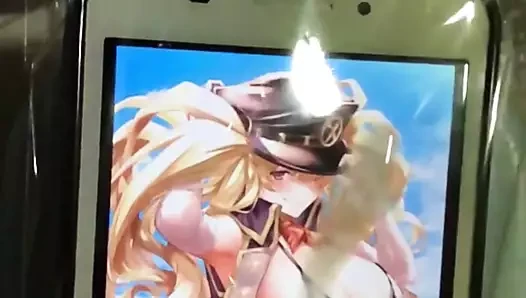 Monika üzerinde biraz güneş kremi attırma (granblue fantasy)