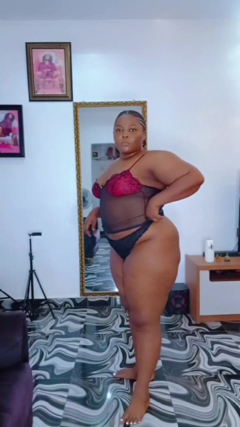 Sexy Ebony Bbw in Panties