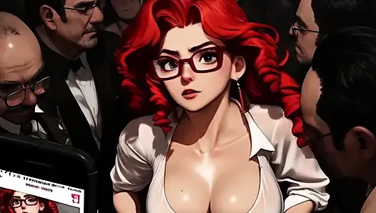 Hentai-schulmädchen lieben es, fremden bei konzerten ihre titten zu zeigen