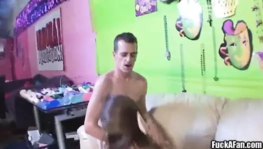 Riley Reid and BFF Suck N Fuck Lucky Ass Penis, My Gawd!