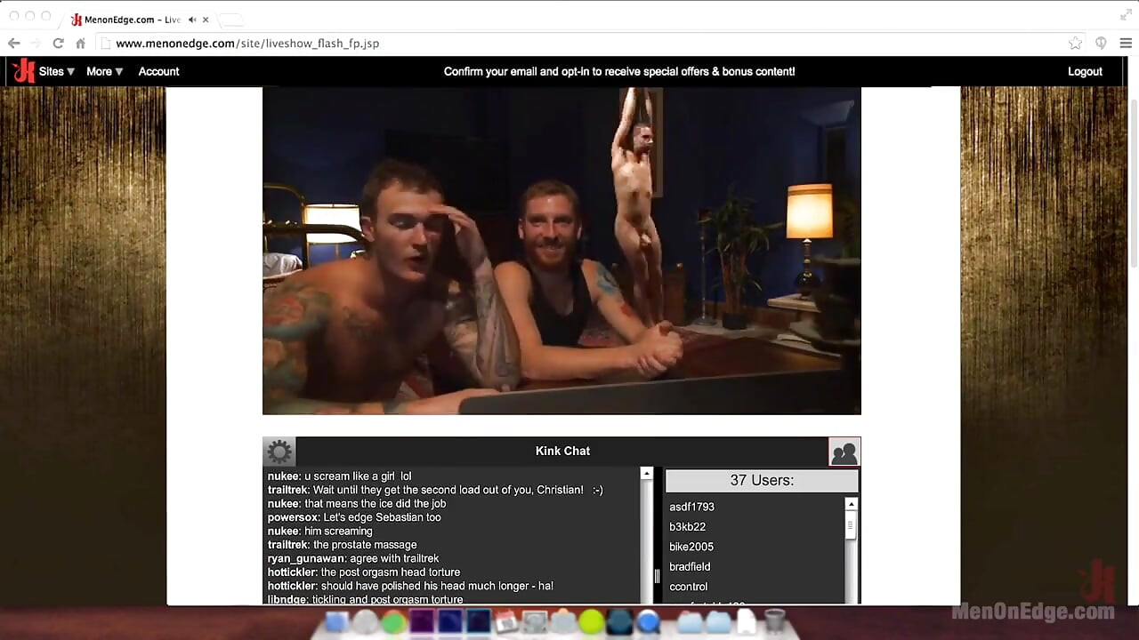 Kaikkien aikojen ensimmäiset Men on Edge Live! - Unen juhlat
