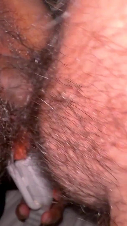 Rich juices come out of her hairy and delicious pussy while I fuck her | Clip 2