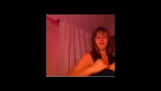 Slutty Zoe flashes HUGE tits on webcam