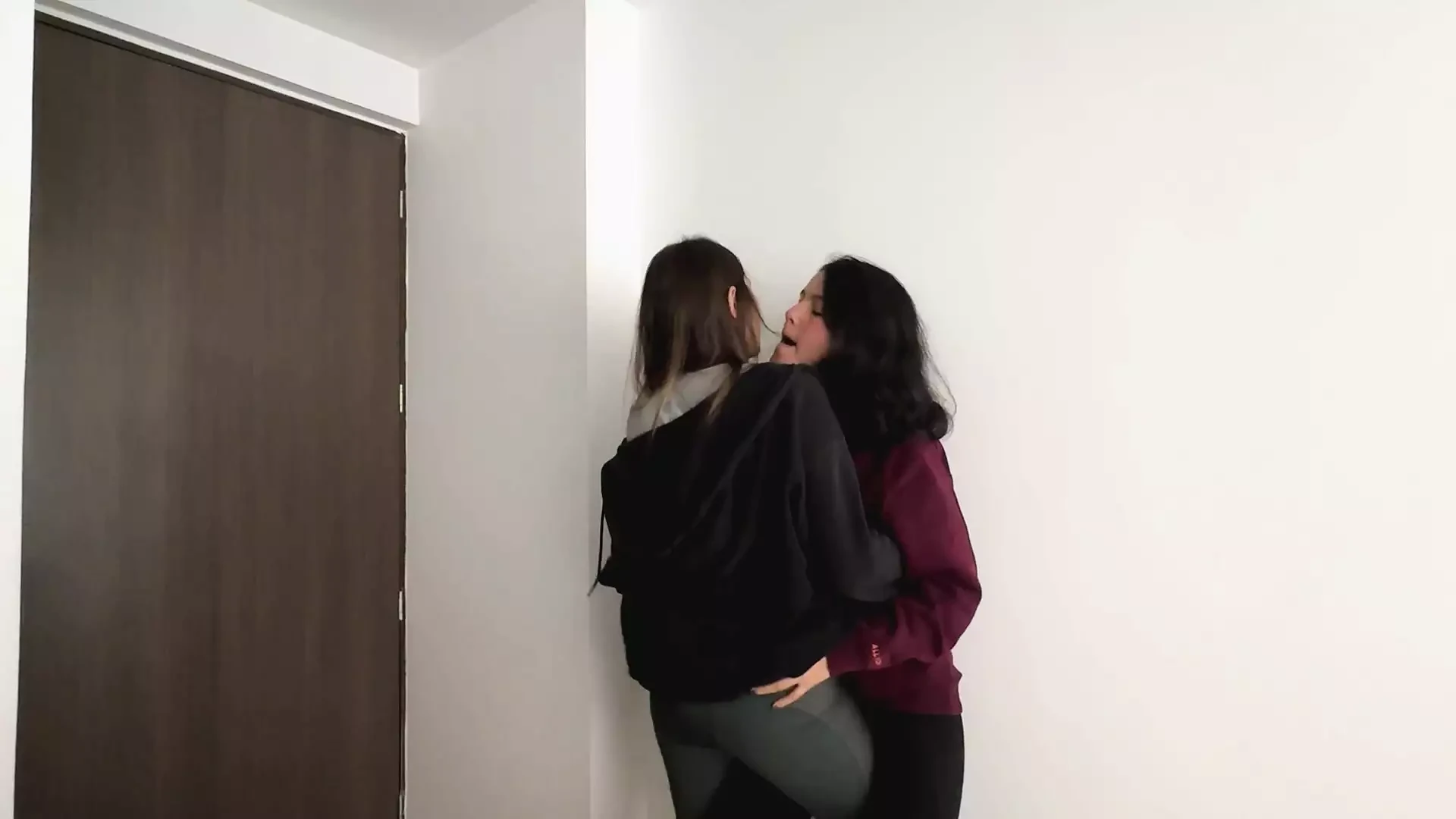 Kollektion av videor av riktiga kåta lesbiska