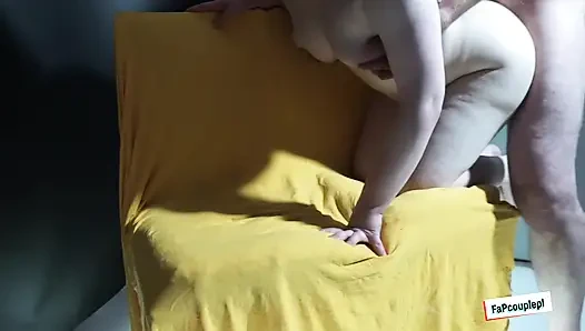 he fucked a submissive girl with a vibrator and a penis, and then flooded her pussy