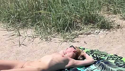 I love being naked on the beach.
