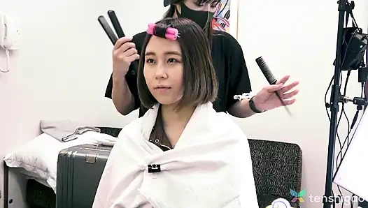 Kurumi Aoyama sahne arkası