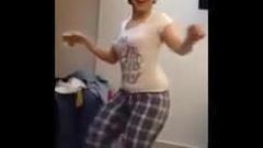 Sexy Arab wife dancing