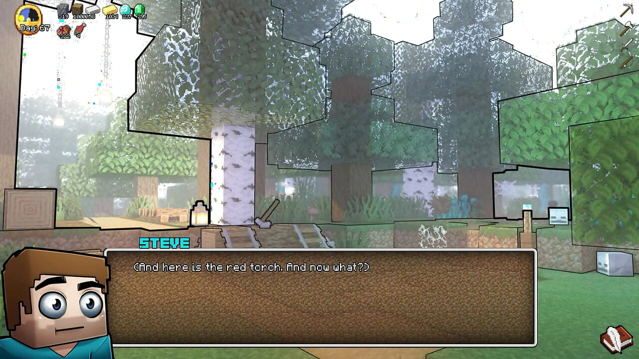 Kraf miang minecraft - bahagian 22 - rahsia besar!! Herobrine Girl!! oleh Loveskysanhentai