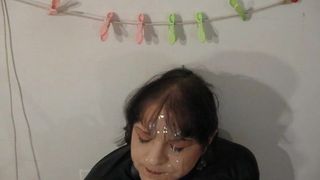 Fetishtrans - cum eating from condoms 01