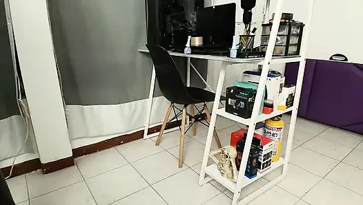 Office buddy gets very sexy warms me up