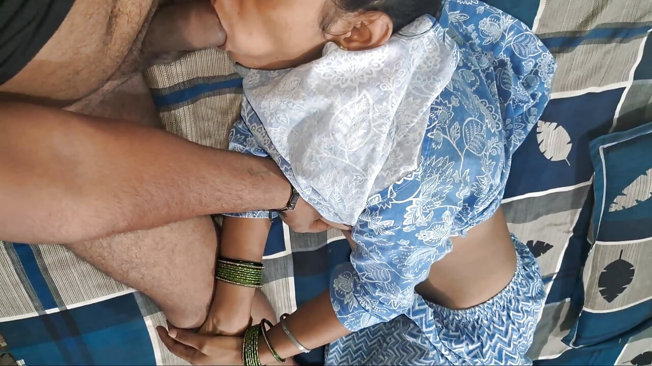 Hot Indian wife blowjob sucking dick