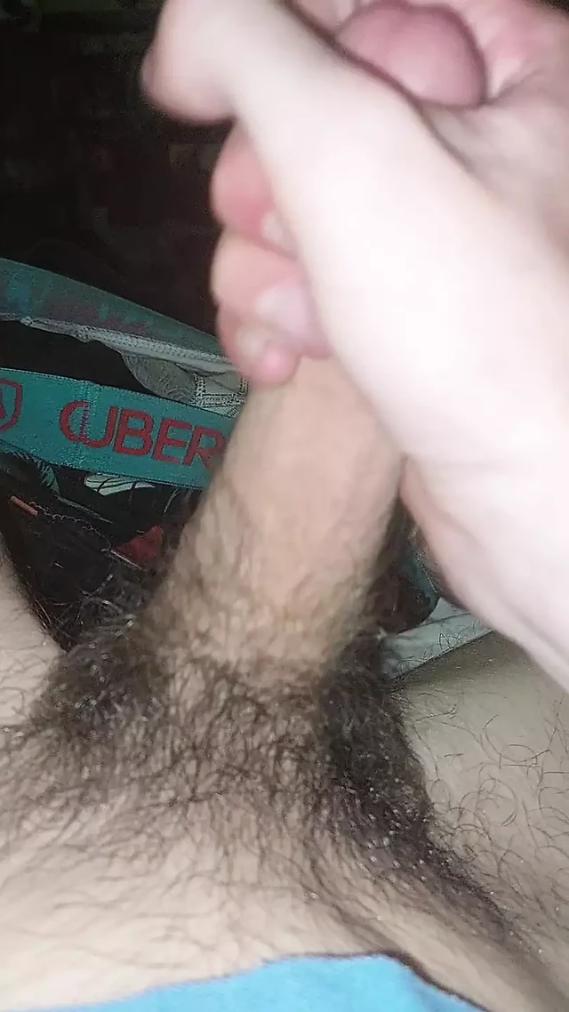 Stroking my cock