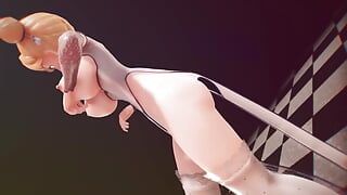 Mmd r-18 anime girls, сексуальний танцювальний кліп 376