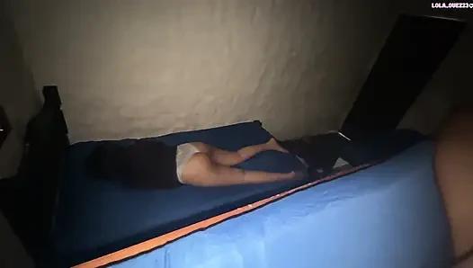 Masturbating while my stepsister touches herself