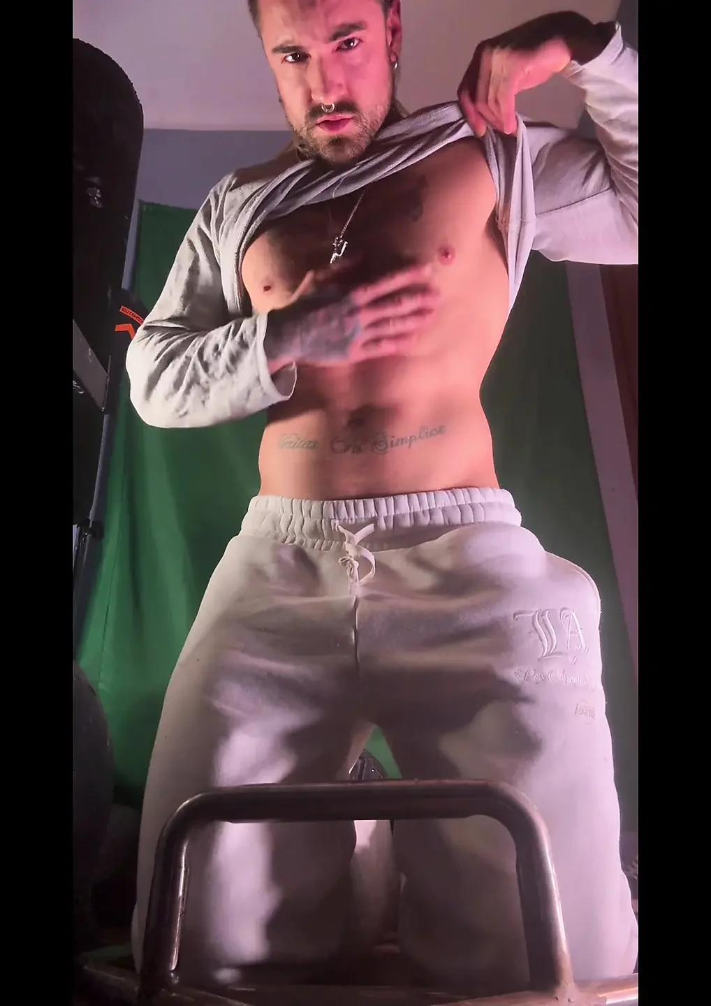 Raw Muscle and Intense Action in My Home Gym