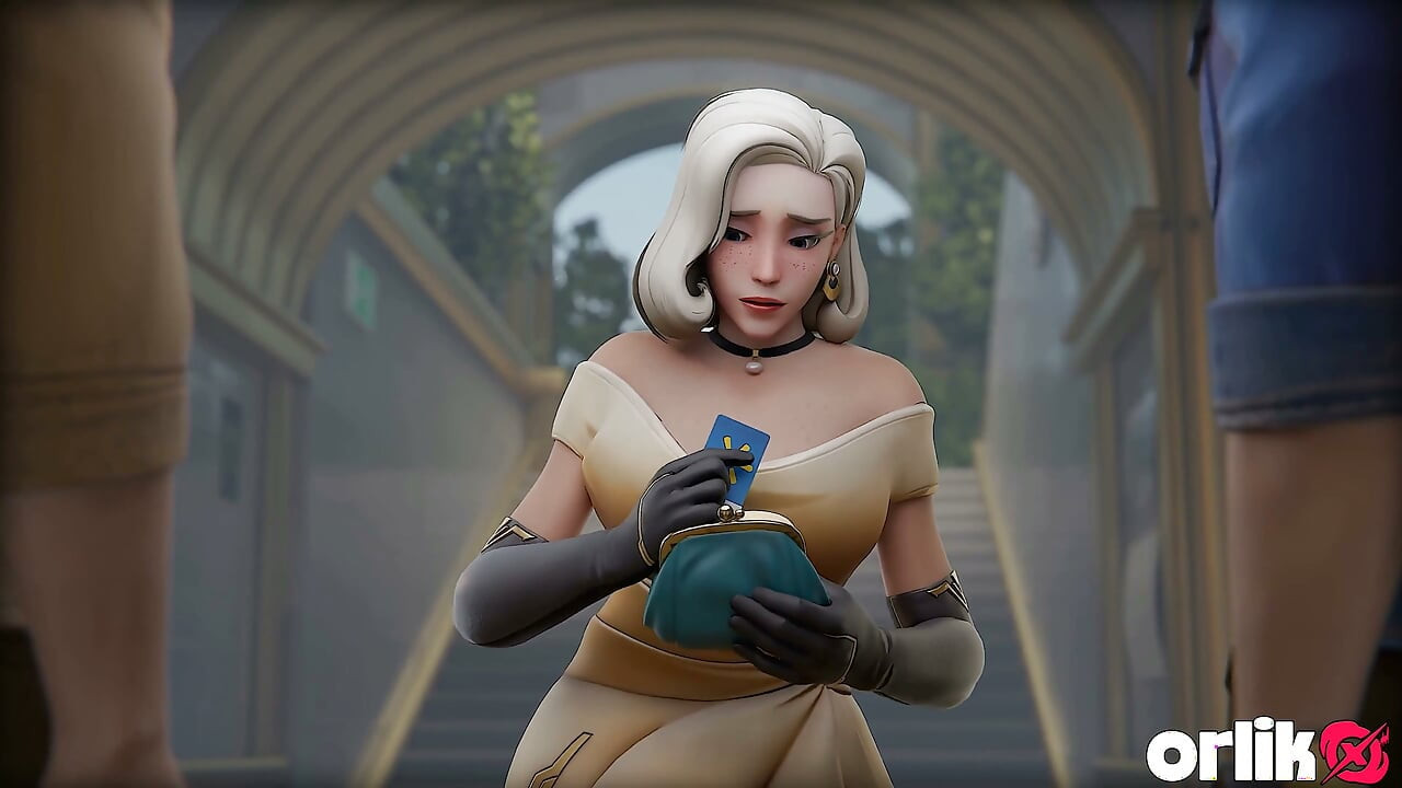 Mercy смуче два големи члена - 3D Overwatch анимация