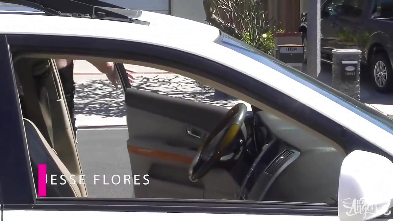 Trans Angels - All Busty Blonde Jesse Flores Wants After Work Is To Realx & Have A Nice Fuck
