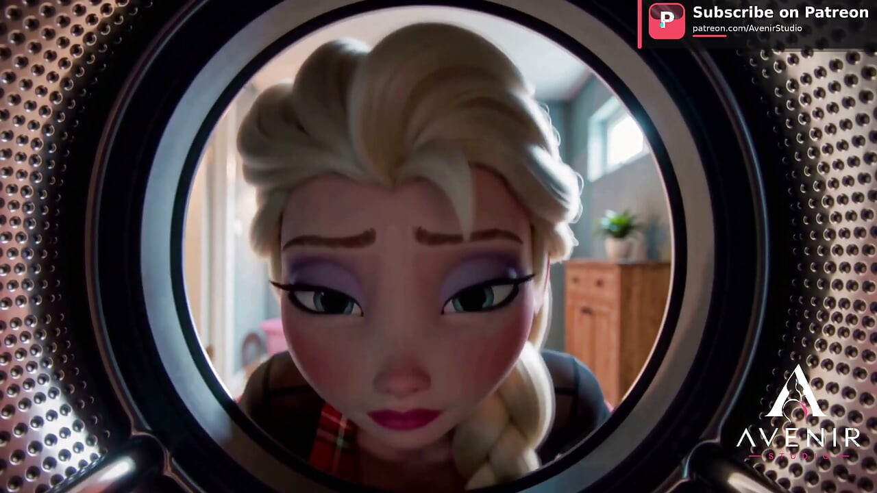 Elsa got Stuck in the Washing Machine - Part 1
