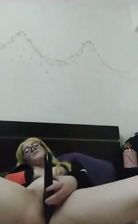 Naruko Masturbating with Strap on