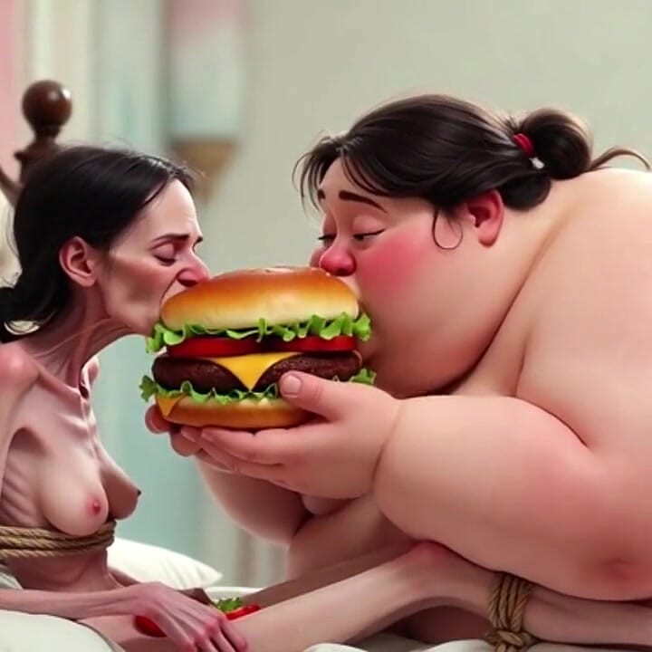 Extremely Skinny Vs Massive SSBBW Feeding Session