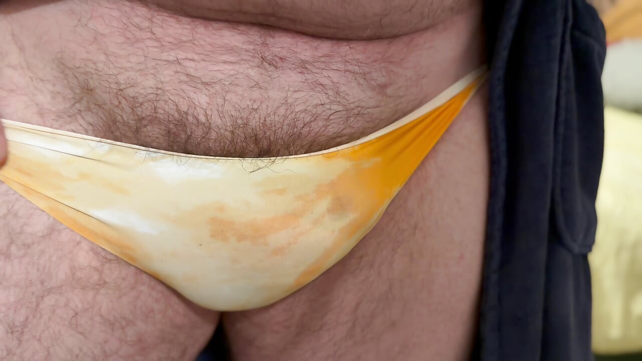 Step-niece walks in again as I soil her panties