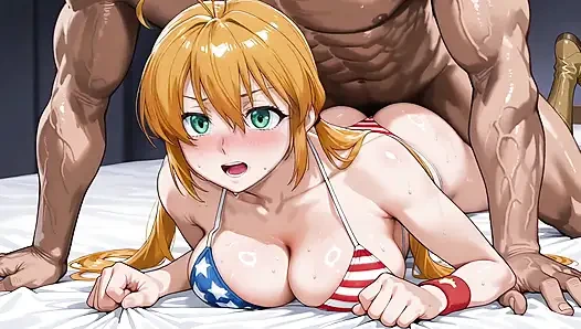 Kizaru (OP) x Monika (Yakitate)