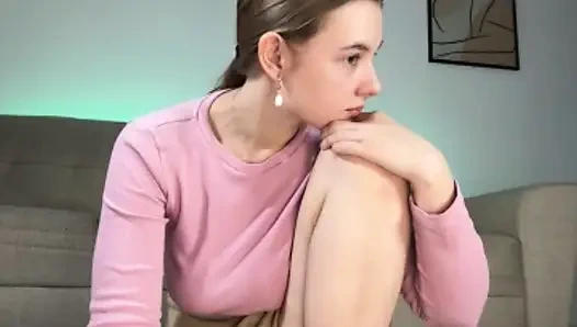 Jucielussie Cam sitting and real orgasm