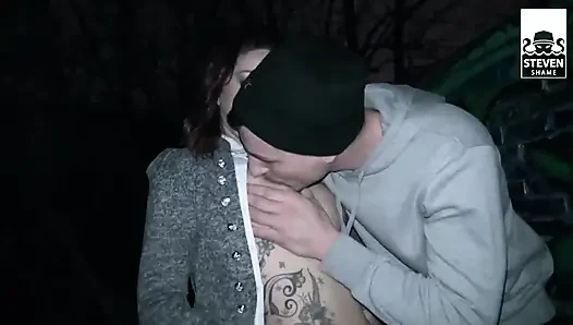 Public 69: in park, this Bavarian brunette gives blowjob and I lick her!!!